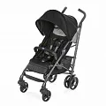 Детская коляска-трость Chicco Lite Way Top Stroller, с бампером Jet Black — Фото