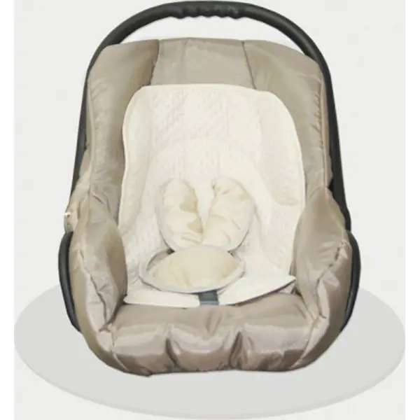 Детская коляска Esperanza Classic Leatherette 2 в 1 кожа Цвет рамы - Бежевый Маленькие колеса фото 3