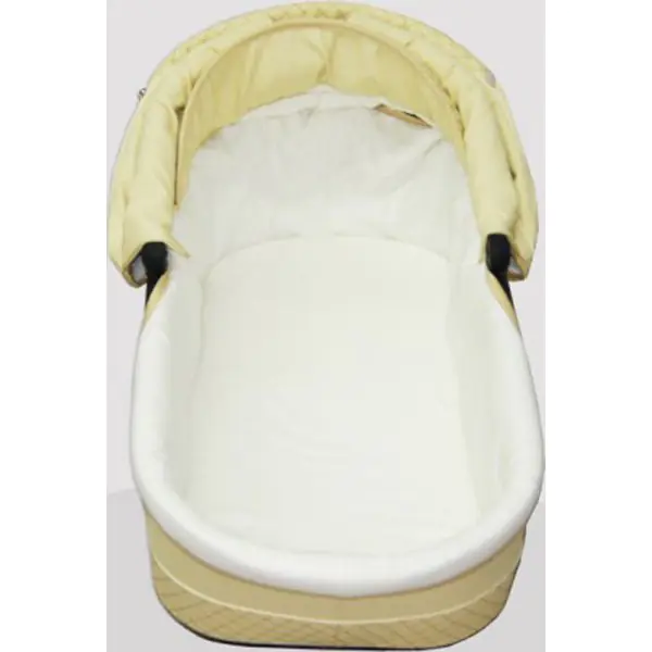 Детская коляска Esperanza Classic Leatherette 2 в 1 кожа Цвет рамы - Белый Маленькие колеса фото 1