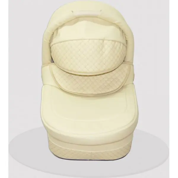 Детская коляска Esperanza Classic Leatherette 2 в 1 кожа Цвет рамы - Бежевый Маленькие колеса фото 9