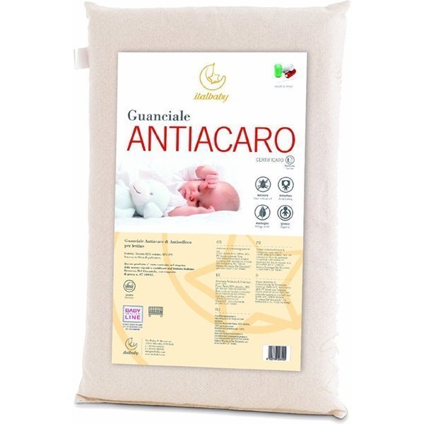 Детская подушка Italbaby Antiacaro 38 х 58 см в кроватку - Фото