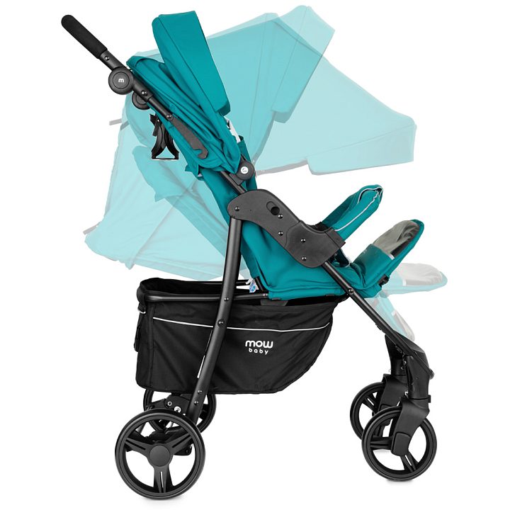 Детская прогулочная коляска Mowbaby Cross — как выглядит в жизни