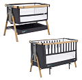 Детская кроватка-трансформер приставная Tutti Bambini CoZee XL (Oak/Liquorice
						
					) — Фото
