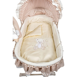 Набор постели в люльку Kids Fashion Bear Love, 6 предметов Набор постели в люльку Kids Fashion Bear Love, 6 предметов