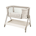 Приставная кроватка Carrello Gracia CRL-16502 (Linen Beige
						
					) — Фото