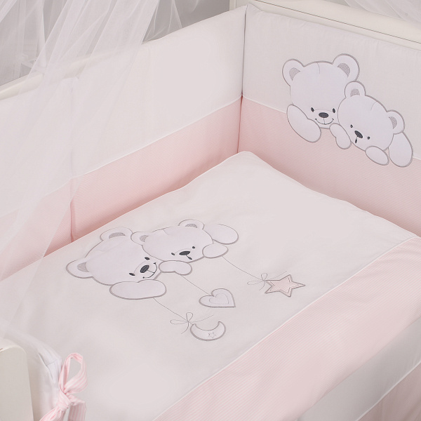 Комплект постельного белья Lepre Sweet Bears, 6 предметов фото 1