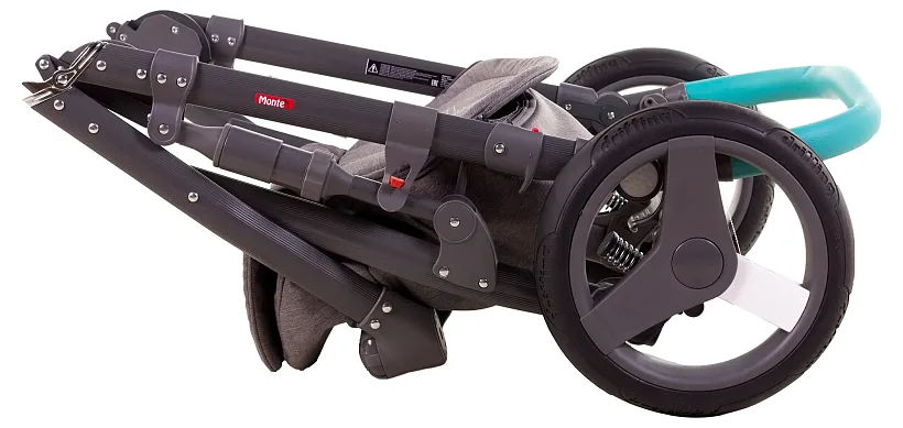 Детская коляска Adamex Monte Deluxe Carbon 3 в 1 — как выглядит в жизни