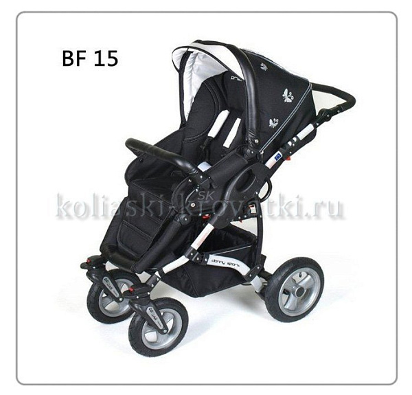Коляска Danny Sport 2 в 1 Butterfly из эко-кожи фото 10
